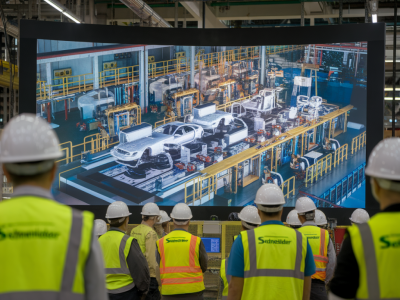 Quel retour sur investissement pour un jumeau numérique schneider electric sur une ligne de production automobile