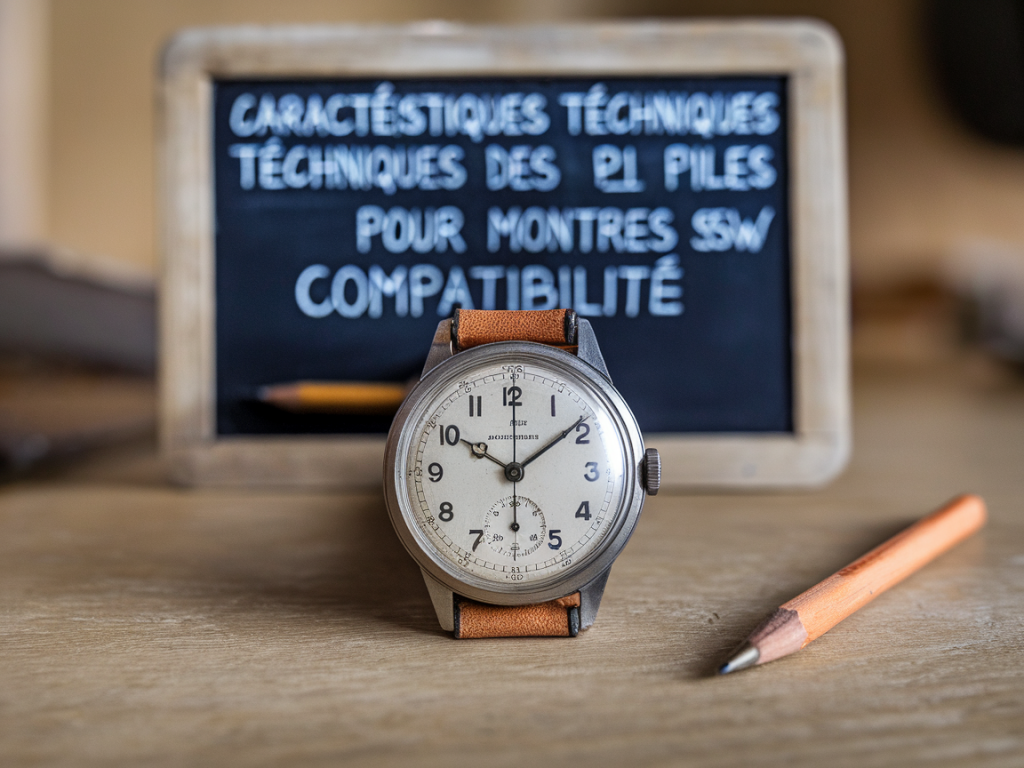 Caractéristiques techniques des piles pour montres sr621sw:compatibilité